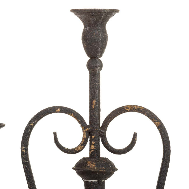 Metal Tabletop Candelabra
