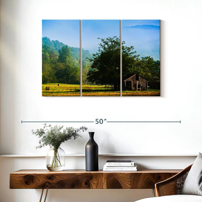 Lilie Old Ozarks Barn, 24" H x 38" W