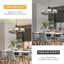 Lustre en cristal 10 lumières (noir)-581890471-555650960-539334029