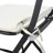 Gray Metal Patio Bistro 3 Pieces , Rust Resistance, Foldable Design For Space, Stylish Comfort, Fade Cushions, Easy To Assemble And Maintain Well Balcony Construction With Space Saving, Comfortable-122907693