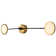 Torino 39-in Integrated LED ETL Certified Wall Sconce Light with Rotating LED Circular Disks
