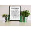 «Columbus City Map», reproduction d'impression sur affiche en orange / gris-24704764