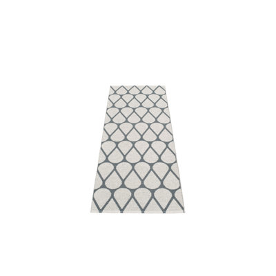 Abstract Area Rug in Gray