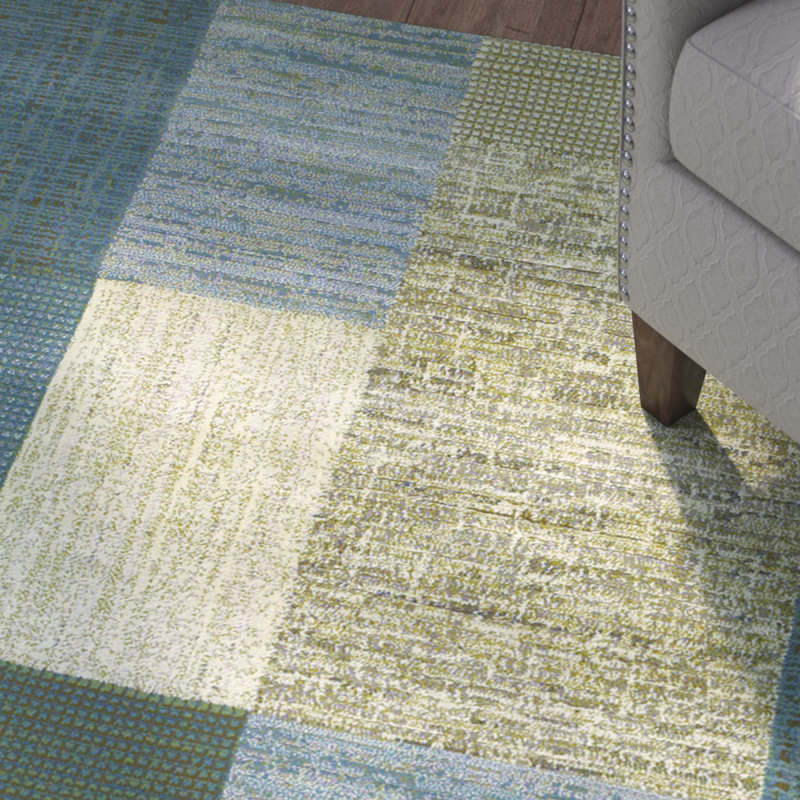 Tapis gris / beige Eagletown, Rectangle 7 pi 10 po x 11 pi 2 po