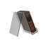 Chevalet de table avec poche de 2 pouces, fabrication en acrylique, simple face - transparent