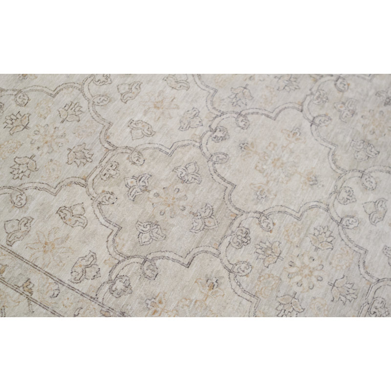 Ziegler Wool Oriental Area Rug in Beige
