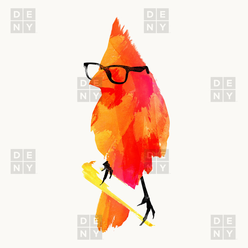 Rideau de douche simple Punk Bird