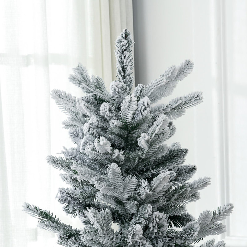 Arbre de Noël artificiel enneigé 6 pi de haut