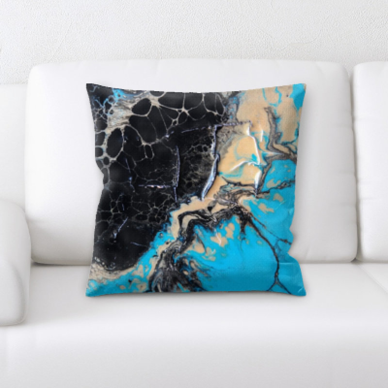 Microsuede Throw Pillow