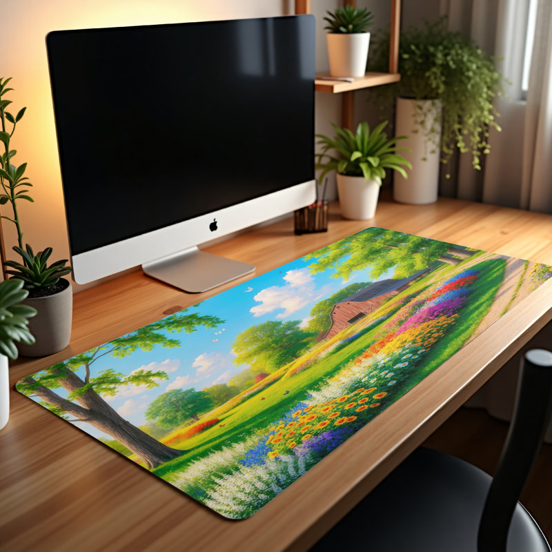 Polyester Desk Pad, 31.5x15.5