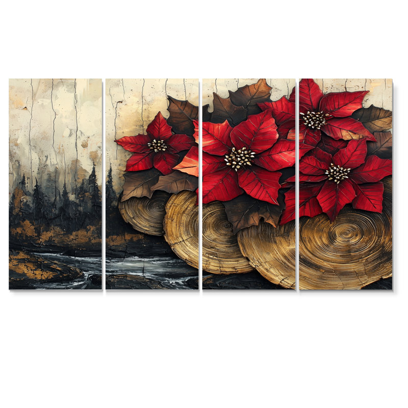 Blakeslee - Art - Pour le salon, 4, 28" H x 48" W