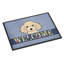 Paillasson d’extérieur anti-dérapant wartrace buff Poodle welcome-560828433