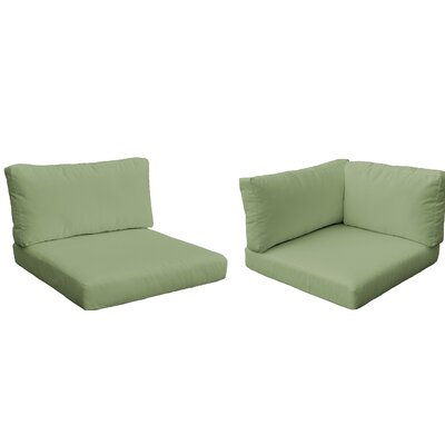 Monaco Outdoor 17 Piece Lounge Chair Cushion Set -  TK Classics, CUSHIONS-MONACO-08B-CILANTRO