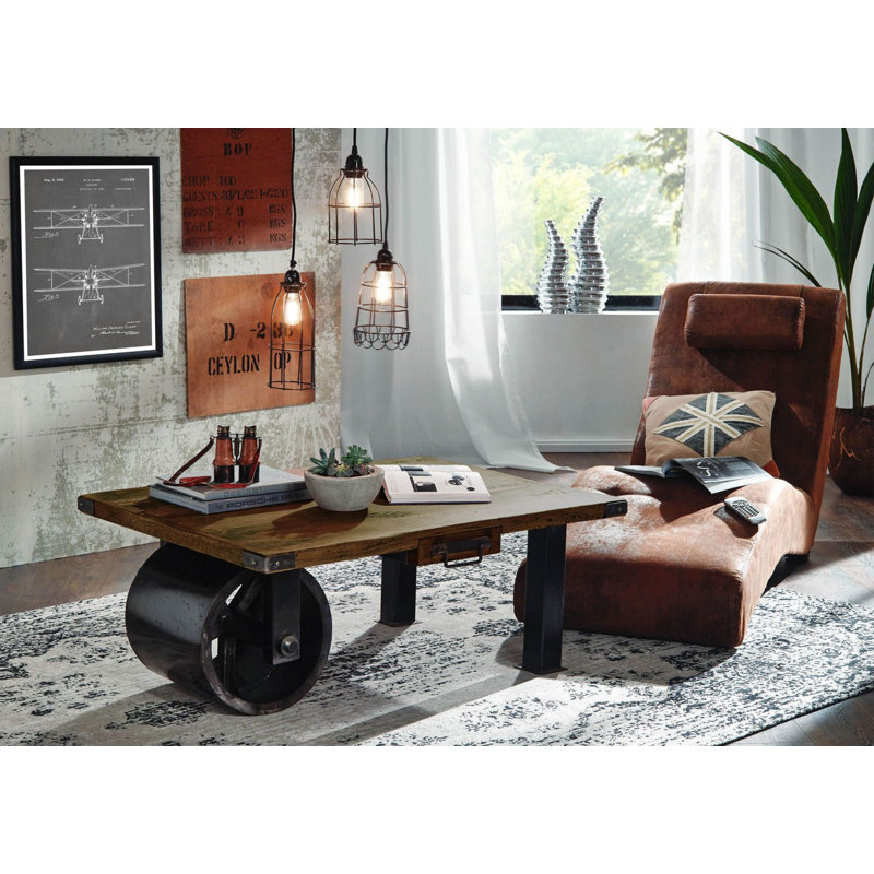 Abstract Coffee Table with Storage