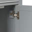 Meuble-lavabo gris 36 po