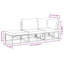  Garden Sofa Set With Cushion 3 Pcs Black Aluminium