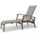 Askar Outdoor Rust-Resistant Metal Chaise Lounge