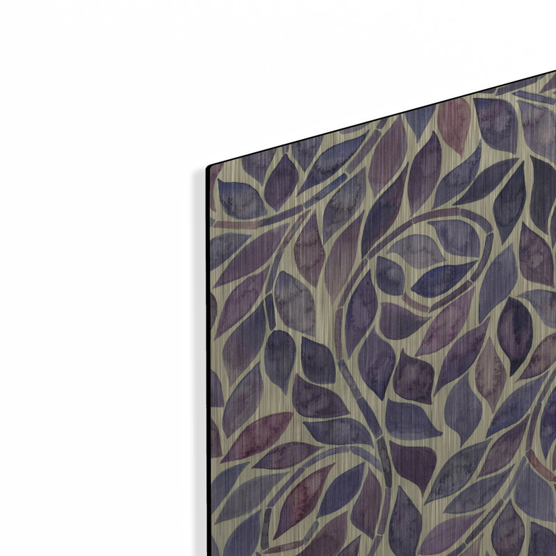 «Amethyst Swirls IV» par Grace Popp, H 12 po x l 12 po