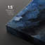 «Grunge Abstract Paint Stroke Effect», impression pastel sur toile bleu marine et noire - 2 pièces-87607433-87607434