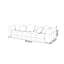 Simple Italian fabric sofa