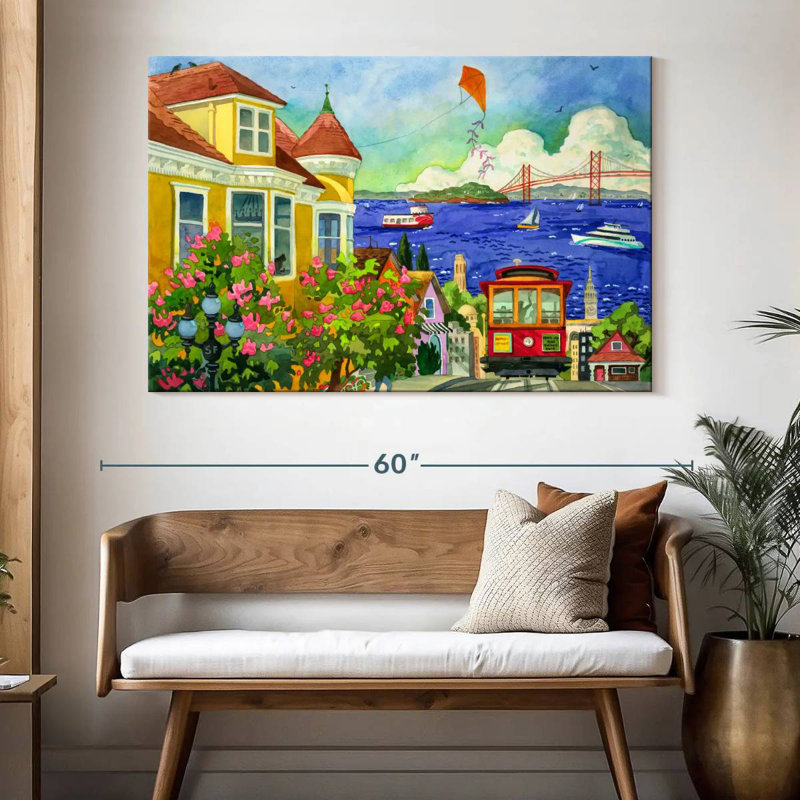 Sireci San Francisco, 34" H x 51" W