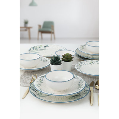 Ceramic Dinnerware Set 12 Piece - Service for 4
