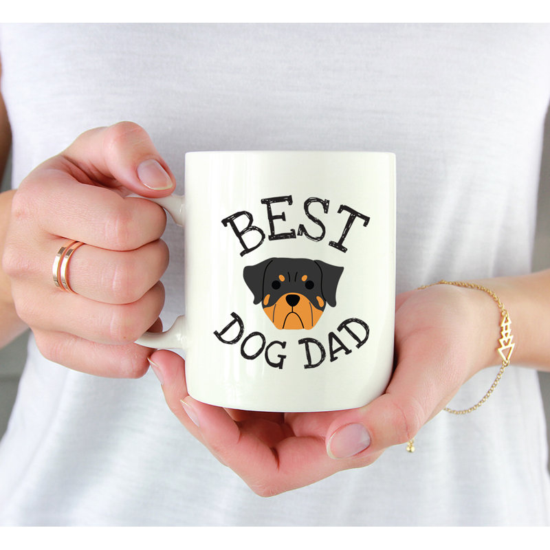 Tasse à café Best Dog Dad, Rottweiler
