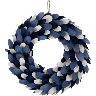 Faux Wood 15'' Wreath