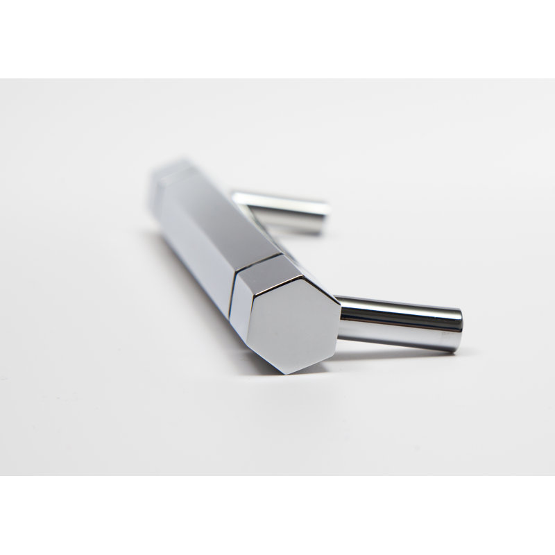Facet Bar / Handle Pull, Polished Chrome