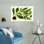 Art contemporain contemporain avec lierre