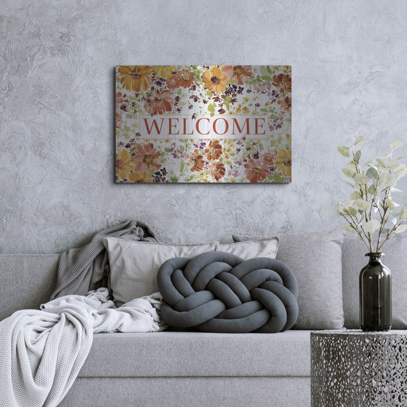 Art mural luxueux «Autumn Joy 2» par Katrina Pete, 36 po x 24 po