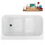 Baignoire autoportante 47 "avec drain interne Streamline-102279119