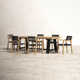 Morones Rectangular Reclaimed Teak 6 Person Indoor Outdoor Dining Set