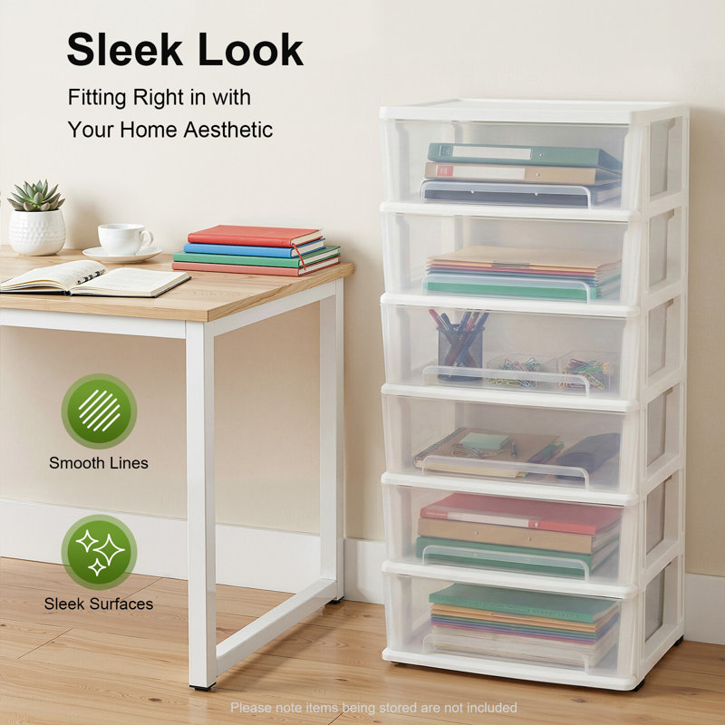 Laraye Rolling Storage Cart, White