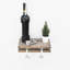 Tablette décorative en bois massif d'épinette Aaliyiah-2004300517