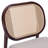 Rattan Backrest Upholstered Armchair-86885631