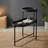 2-Tier Black Side Table With Storage Sofa Table For Living Room Metal Frame & Desk End Table-2088196259