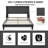 Emonnie Upholstered Platform Wingback Bed with Headboard-255258535-255258533