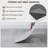 FLYFISH 12" x 12" Peel and Stick Floor Tiles, 1.2 mm Thick Vinyl Flooring, 30 Tiles, Light Slate Marble-124605479