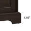 Commode 6 tiroirs 47 po, commode double pour chambre à coucher, commode de haute qualité pour le salon, couloir, placard-125938246-118034379