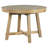 Round Extendable Dining Table with Removable Leaf-1106942323