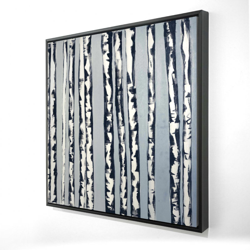Petits bouleaux, reproduction sur toile