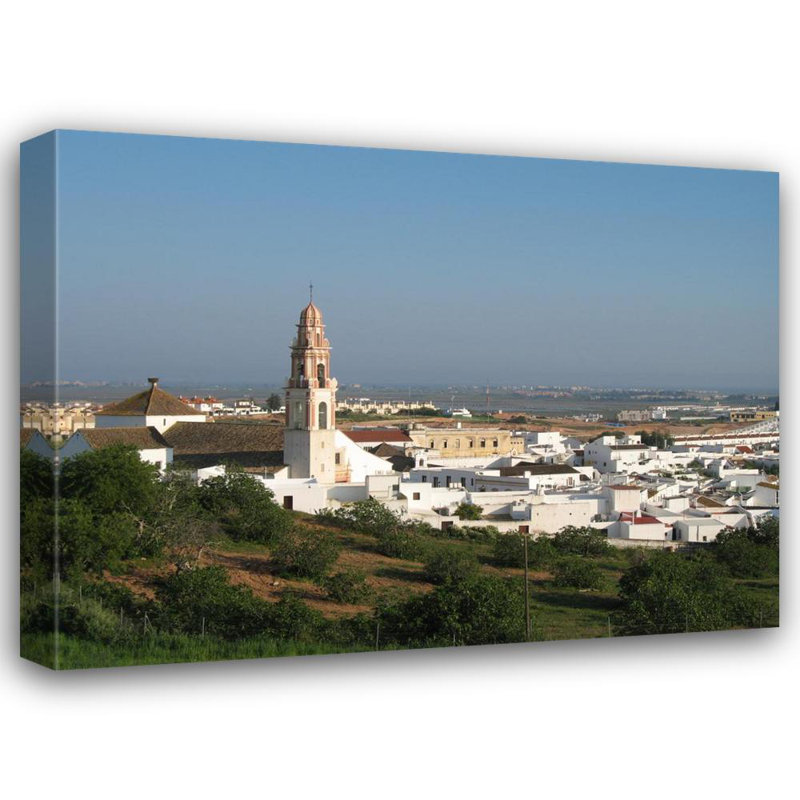 Ayamonte et San Salvador Church, H 36 po x l 48 po