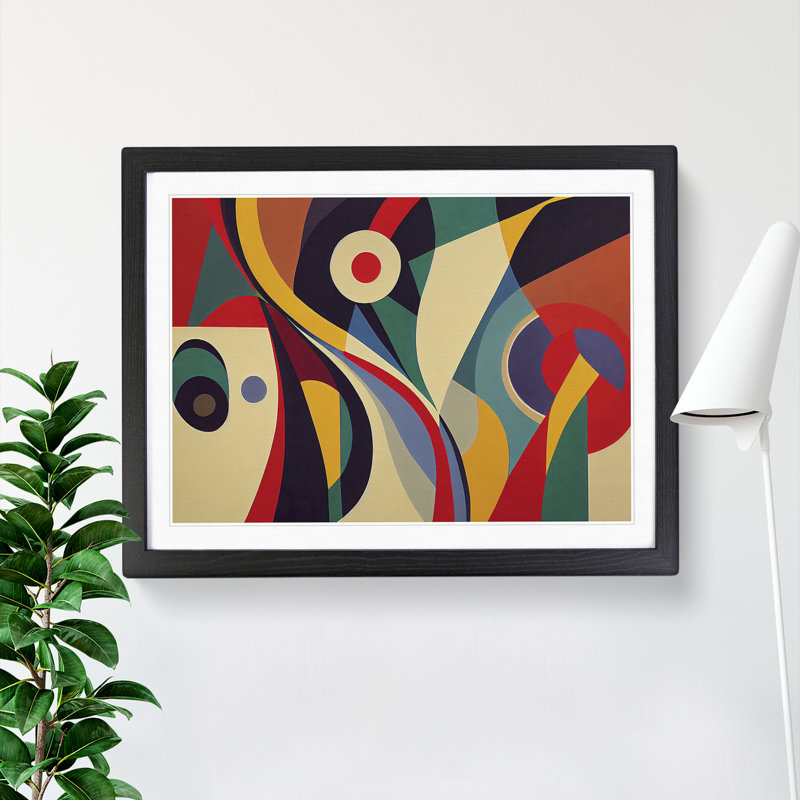 Magnificent Abstract - Framed Print, Black, 46cm H x 64cm W x 2cm D