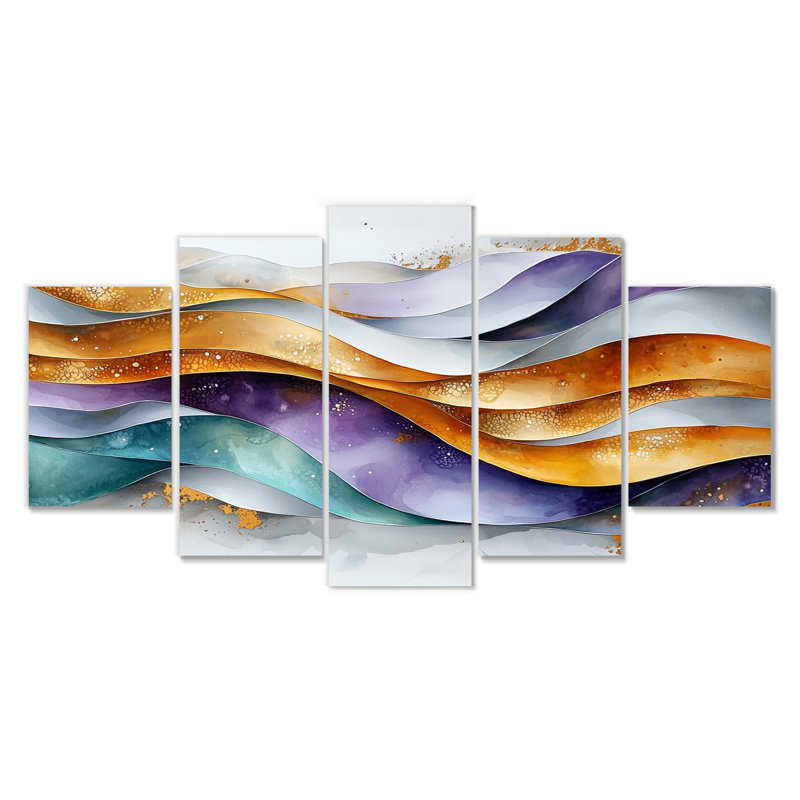 Art mural minimaliste, art mural paysage moderne
