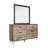 Anthonio 6-Drawer Dresser with Mirror
