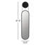 Arso Metal Elongated Mirror