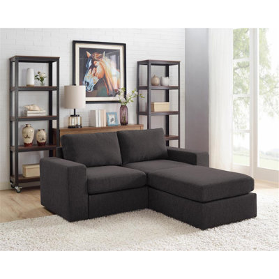 Oquawka Rustic Retreat Loveseat With Ottoman