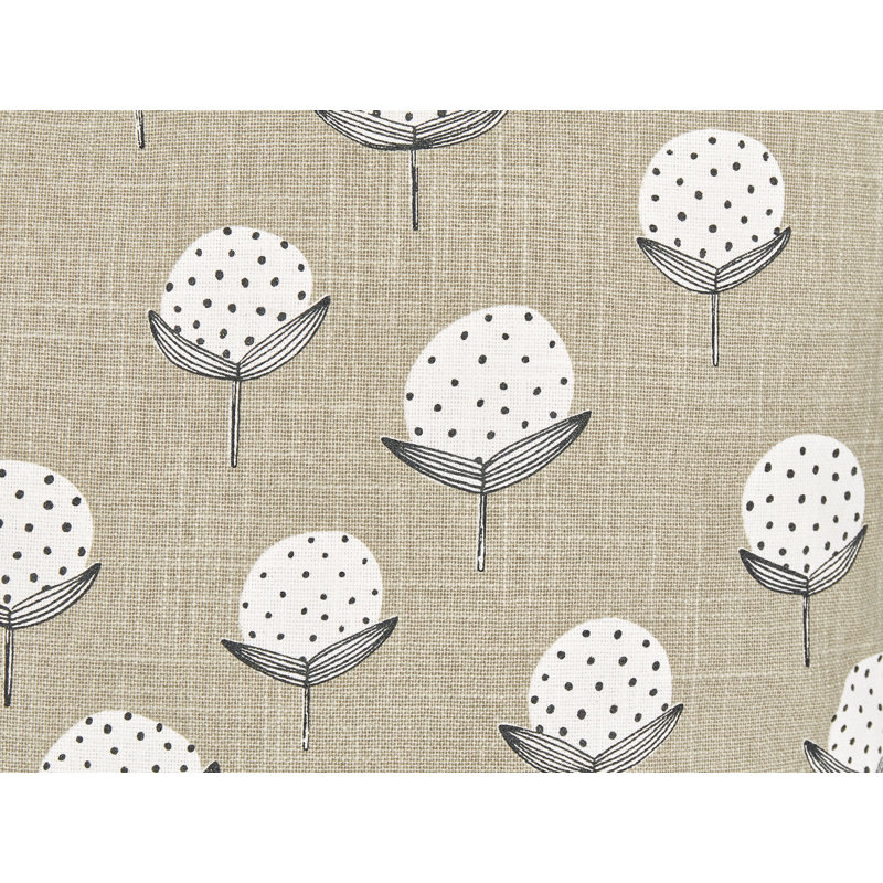 Ellsbury Floral Beige Square Cushion