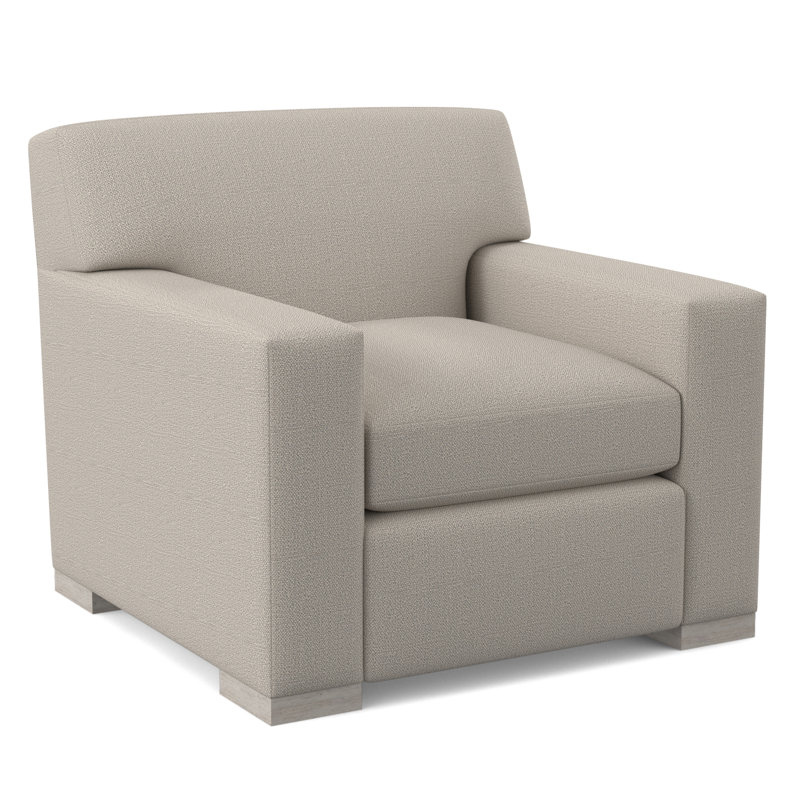 Elkins Armchair, Margaret Lagoon, Bisque
